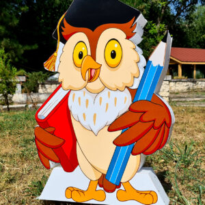 Figura 3D - BUFNIŢĂ cu un creion şi caiet