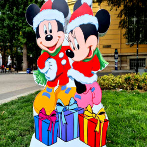 6 Figura 3D - MICKEY ŞI MINNIE MOUSE
