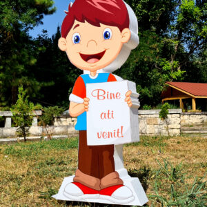 Figura 3D - BĂIAT cu inscripţie