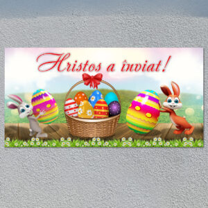 Banner „HRISTOS A ÎNVIAT!” 2