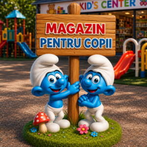 FIGURĂ PUBLICITARE – ȘTRUMFII VESELI