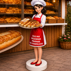 FIGURĂ PUBLICITARE – BUCĂTAR CU GUSTĂRI CALDE