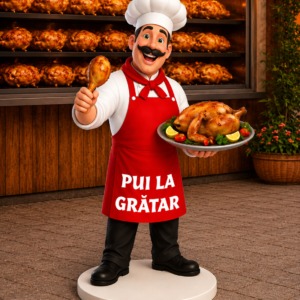 FIGURĂ PUBLICITARE – GĂTIȚI CU PUI LA GRĂTAR DELICIOS