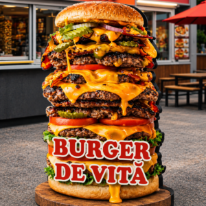 FIGURĂ PUBLICITARE – CEL MAI MARE BURGER